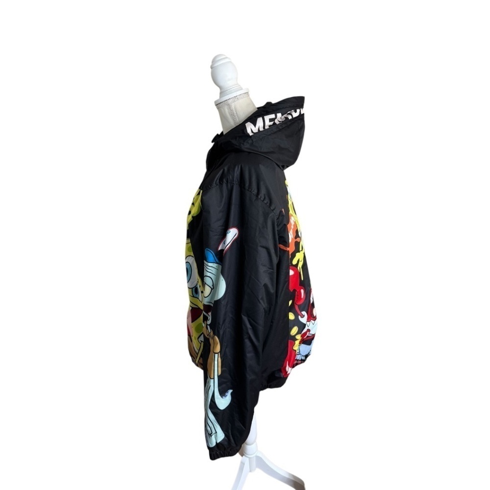 Members Only X Nickelodeon SpongeBob SquarePants Puffer All Over Print Jacket Co - Picture 2 of 14